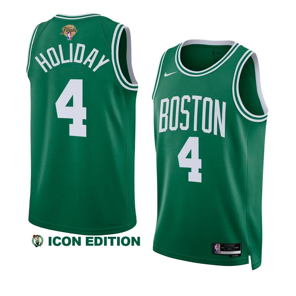 Jrue Holiday Boston Celtics NBA Finals 2024 Jersey Jersey and Sneakers