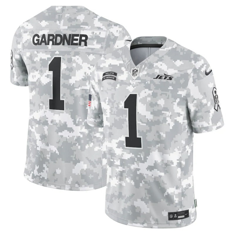 Ahmad Sauce Gardner New York Jets Salute To Service 2024 Jersey