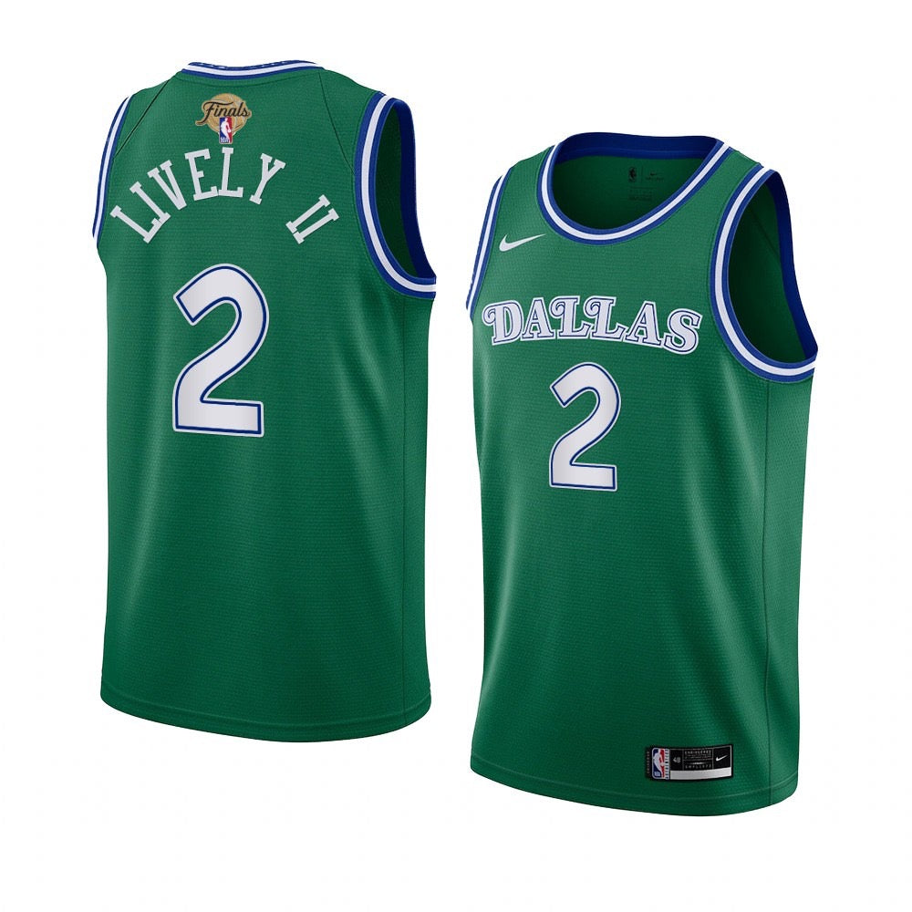 Dereck Lively II Dallas Mavericks NBA Finals 2024 Jersey Jersey and