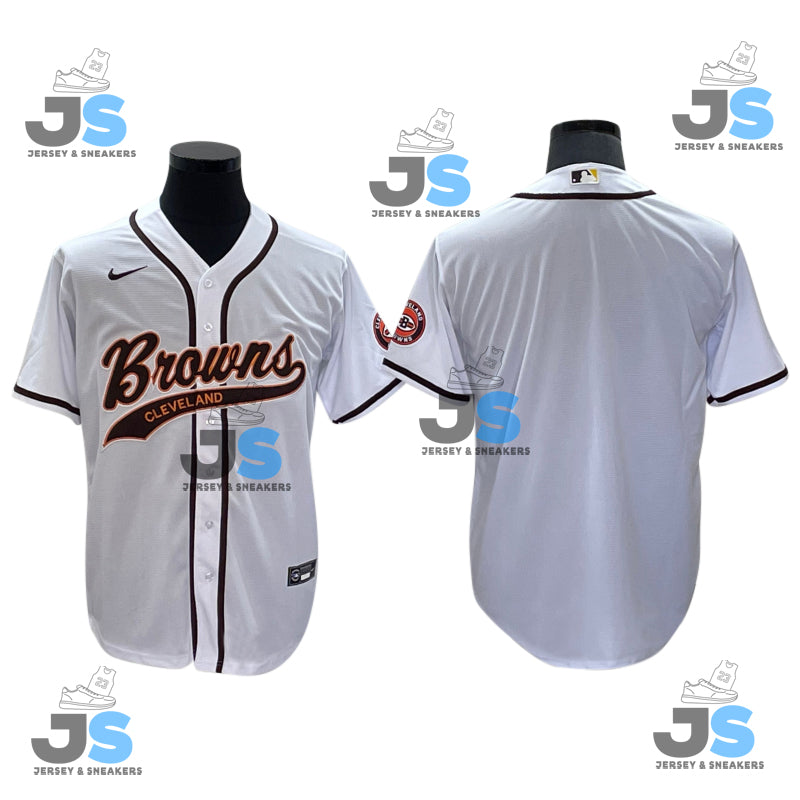 Custom Cleveland Browns Baseball Jersey