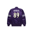 Mark Andrews Baltimore Ravens Satin Bomber Jacket - Jersey and Sneakers