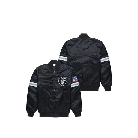 Custom Las Vegas Raiders Satin Bomber Jacket - Jersey and Sneakers