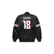 Kirk Cousins Atlanta Falcons Satin Bomber Jacket - Jersey and Sneakers