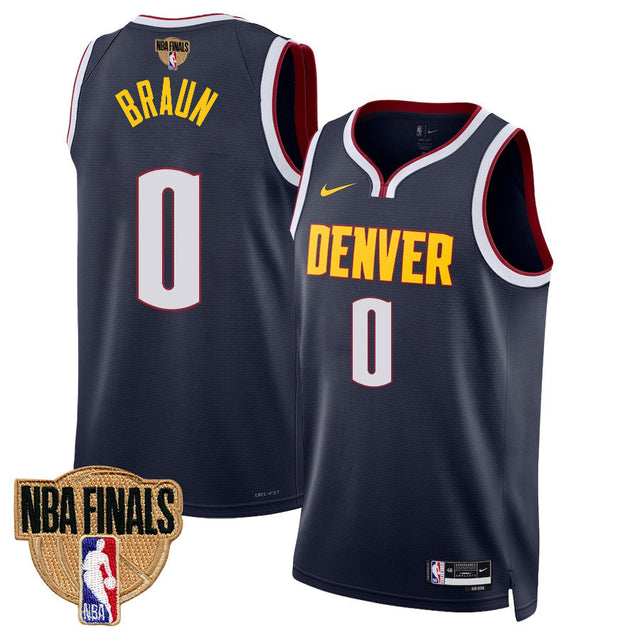 Christian Braun Denver Nuggets NBA Finals Jersey - Jersey and Sneakers