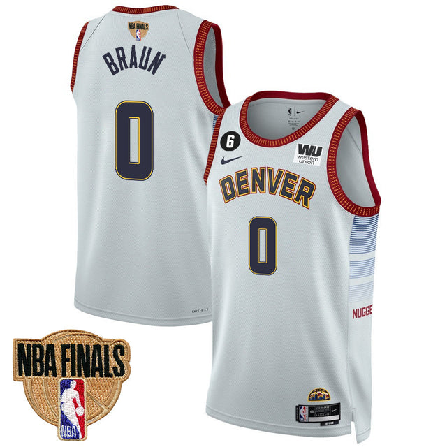 Christian Braun Denver Nuggets NBA Finals Jersey - Jersey and Sneakers