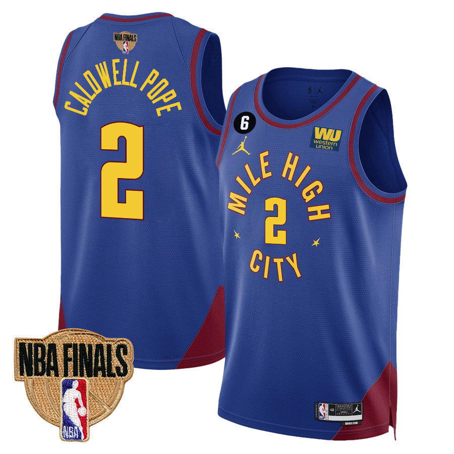 Kentavious Caldwell Pope Denver Nuggets NBA Finals Jersey - Jersey and Sneakers