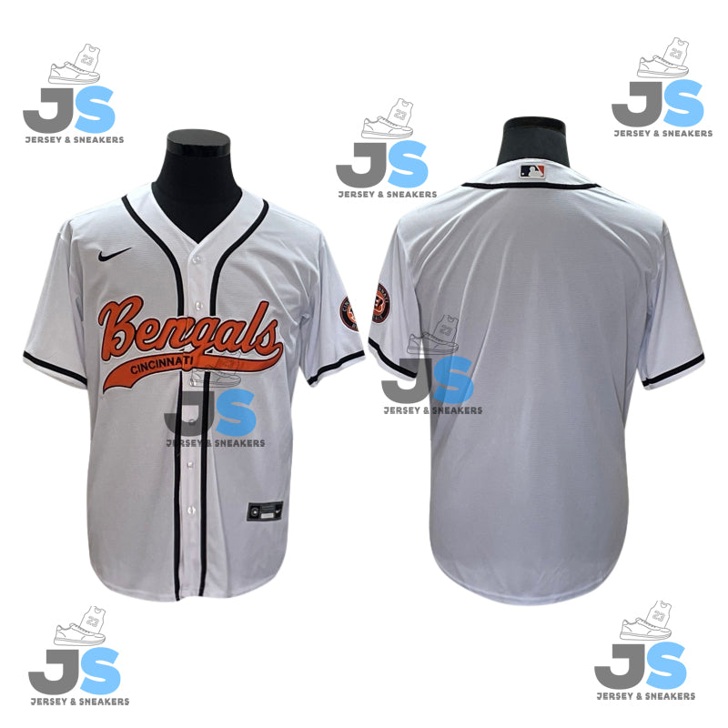 Custom Cincinnati Bengals Baseball Jersey