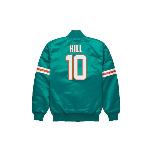 Tyreek Hill Miami Dolphins Satin Bomber Jacket - Jersey and Sneakers