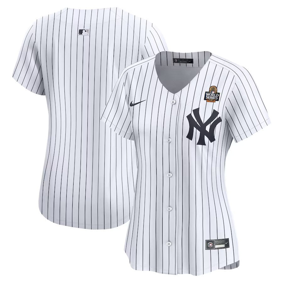 Womens Custom New York Yankees 2024 World Series Jersey