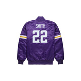 Harrison Smith Minnesota Vikings Satin Bomber Jacket - Jersey and Sneakers