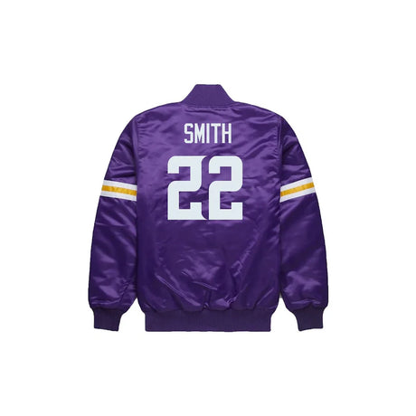 Harrison Smith Minnesota Vikings Satin Bomber Jacket - Jersey and Sneakers