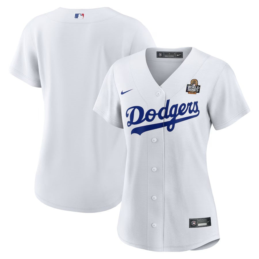 Womens Custom Los Angeles Dodgers 2024 World Series Jersey