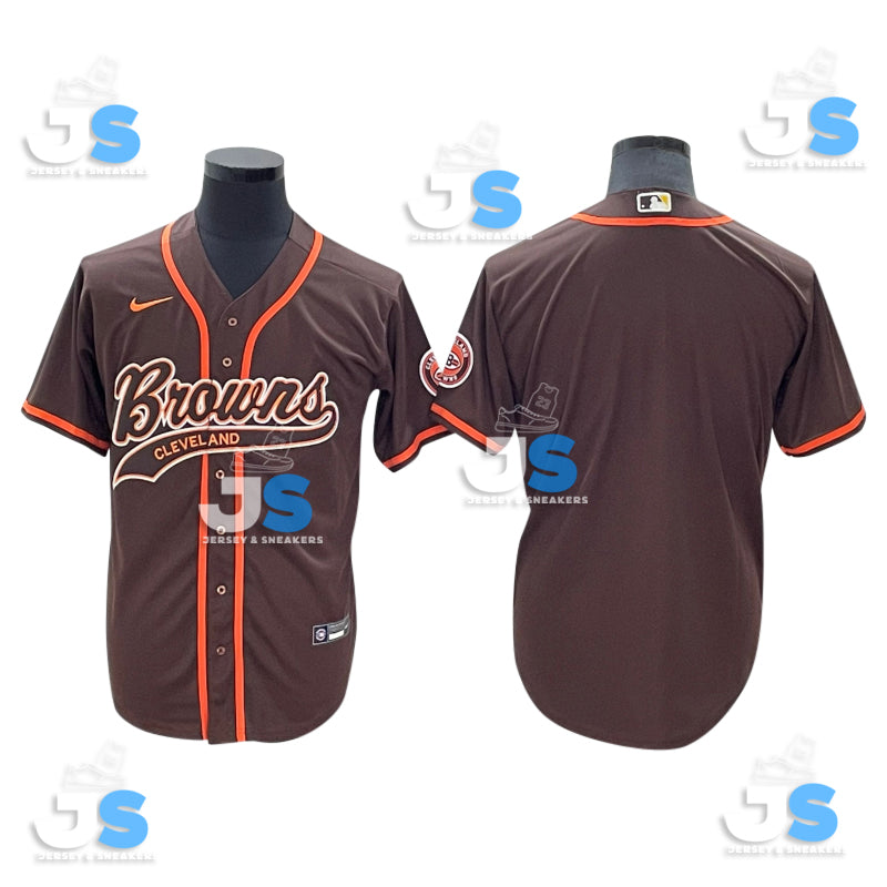 Custom Cleveland Browns Baseball Jersey