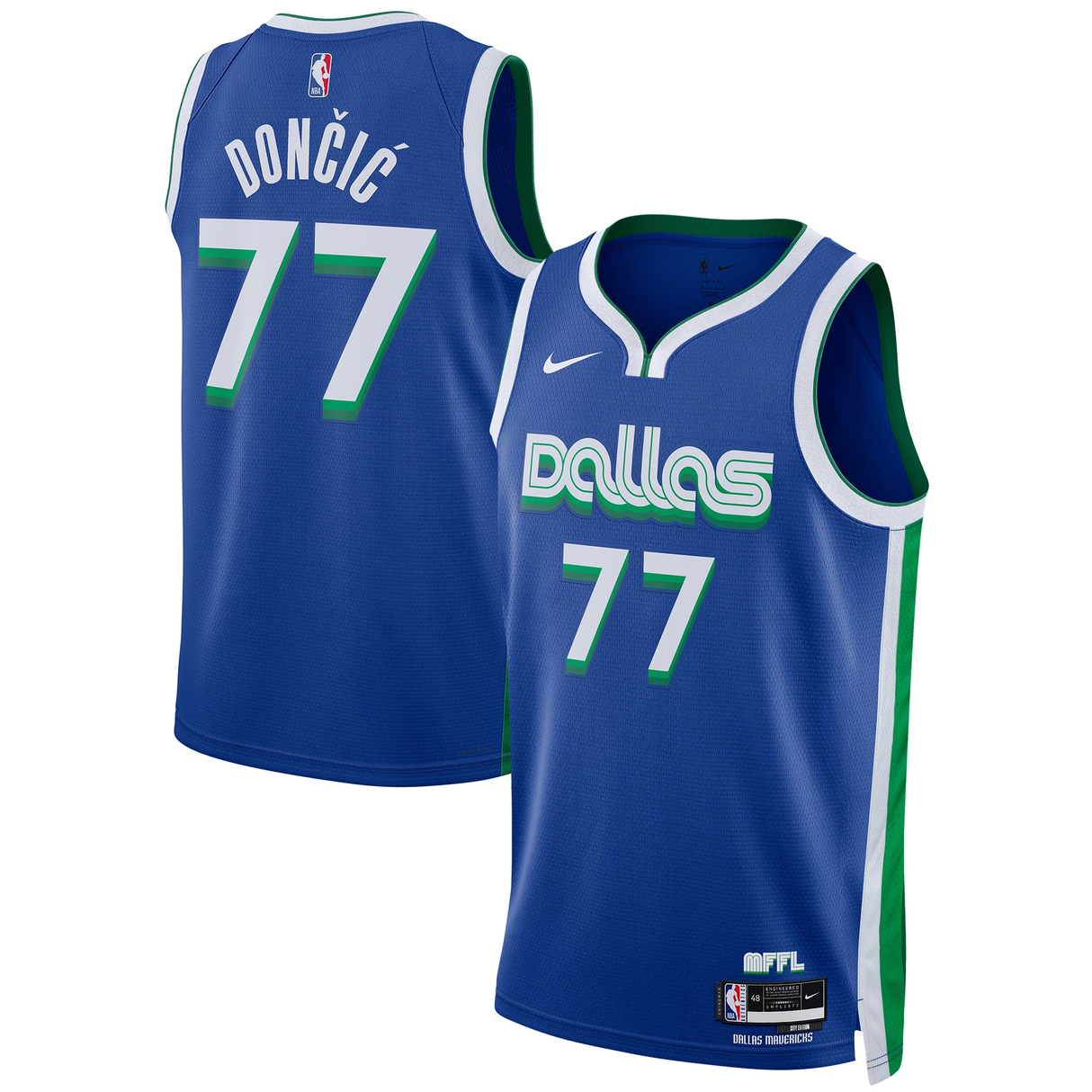 Camiseta de edición ganada de los Dallas Mavericks de Luka Doncic