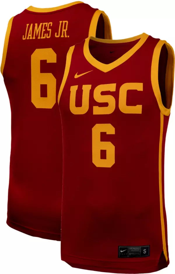 Bronny James Jr USC Trojans Jersey - Jersey and Sneakers