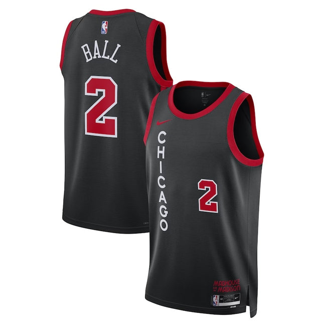 Lonzo Ball Chicago Bulls City Edition Jersey - Jersey and Sneakers