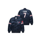 CJ Stroud Houston Texans Satin Bomber Jacket - Jersey and Sneakers