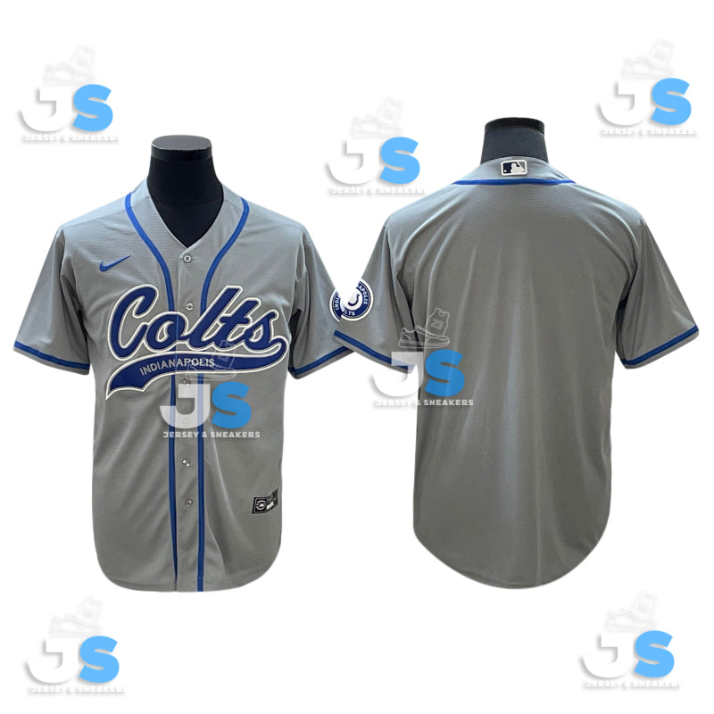 Custom Indianapolis Colts Baseball Jersey