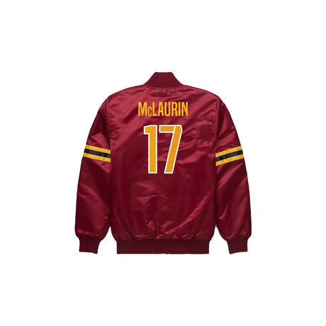 Terry McLaurin Washington Commanders Satin Bomber Jacket - Jersey and Sneakers