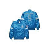 David Montgomery Detroit Lions Satin Bomber Jacket - Jersey and Sneakers