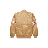 Gold San Francisco 49ers Bomber Jacket - Jersey and Sneakers