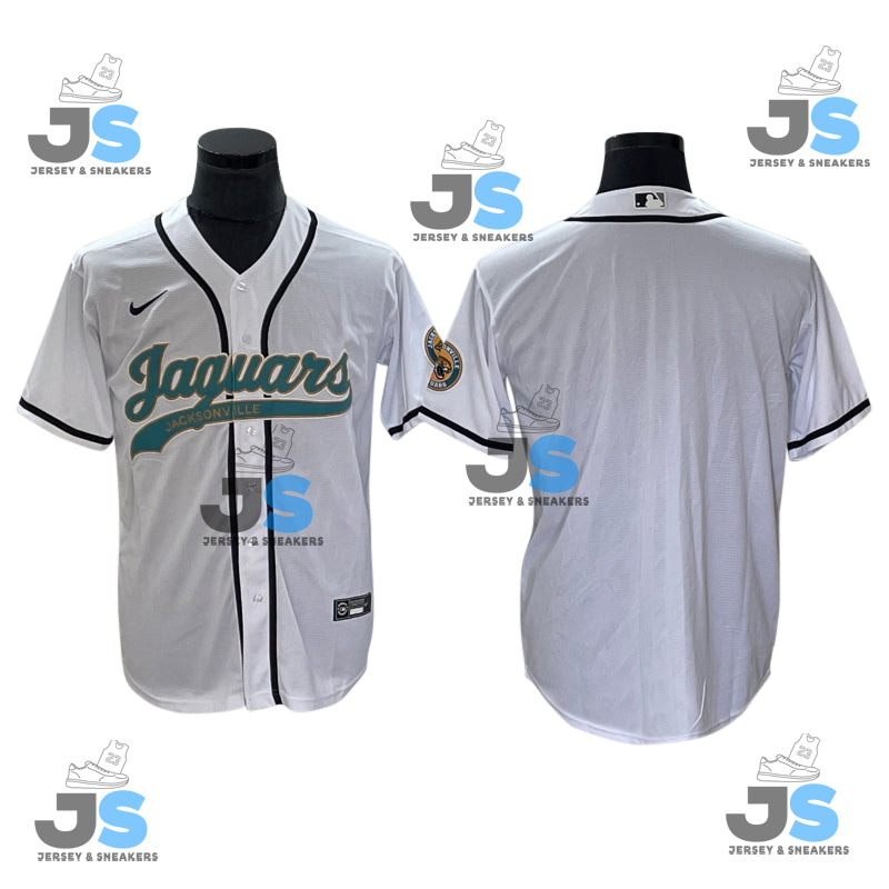 Custom Jacksonville Jaguars Baseball Jersey