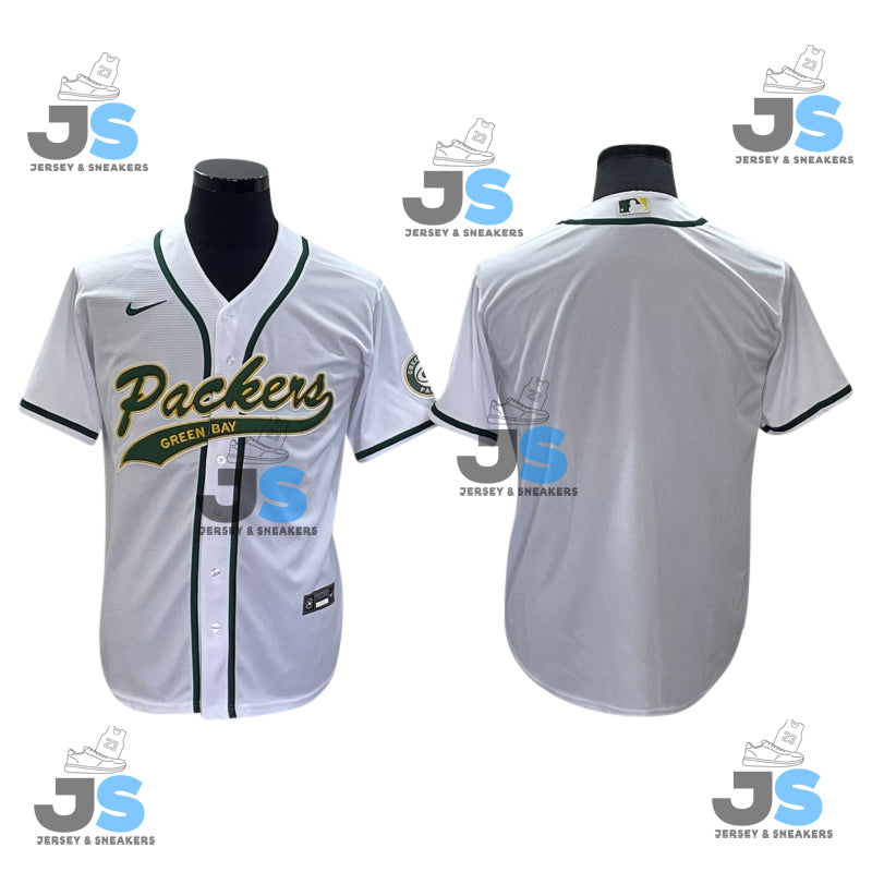 Custom Green Bay Packers Baseball Jersey