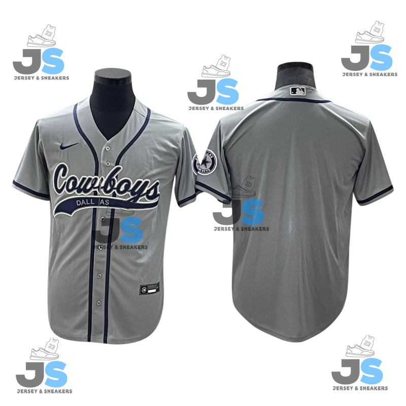 Custom Dallas Cowboys Baseball Jersey