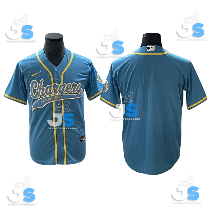 Custom Los Angeles Chargers Baseball Jersey