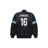 Trevor Lawrence Jacksonville Jaguars Satin Bomber Jacket - Jersey and Sneakers