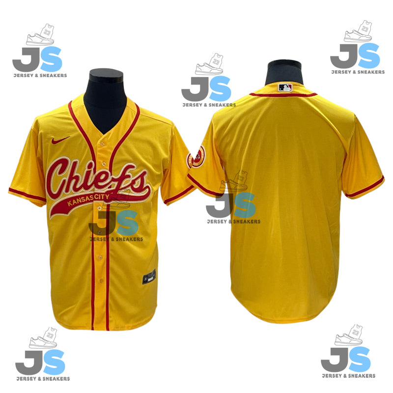 Custom Kansas City Chiefs Baseball Jersey