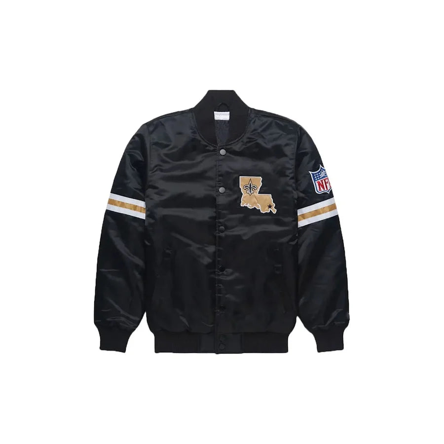 Custom New Orleans Saints Satin Bomber Jacket - Jersey and Sneakers