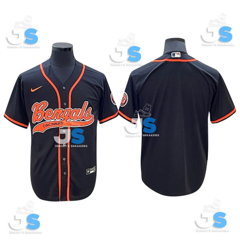 Custom Cincinnati Bengals Baseball Jersey