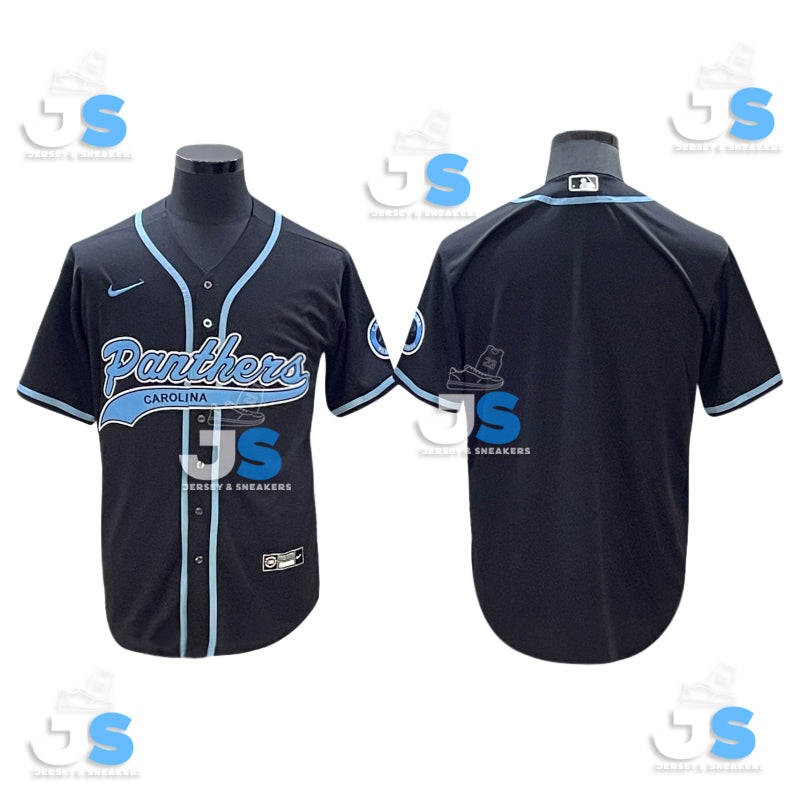 Custom Carolina Panthers Baseball Jersey