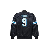 Bryce Young Carolina Panthers Satin Bomber Jacket - Jersey and Sneakers