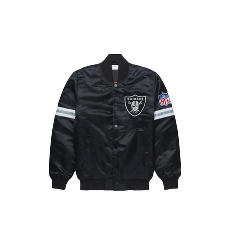 Custom Las Vegas Raiders Satin Bomber Jacket - Jersey and Sneakers