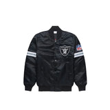 Las Vegas Raiders Satin Bomber Jacket - Jersey and Sneakers