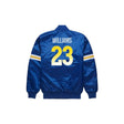 Kyren Williams Los Angeles Rams Satin Bomber Jacket - Jersey and Sneakers