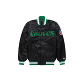 Custom Philadelphia Eagles Satin Bomber Jacket - Jersey and Sneakers