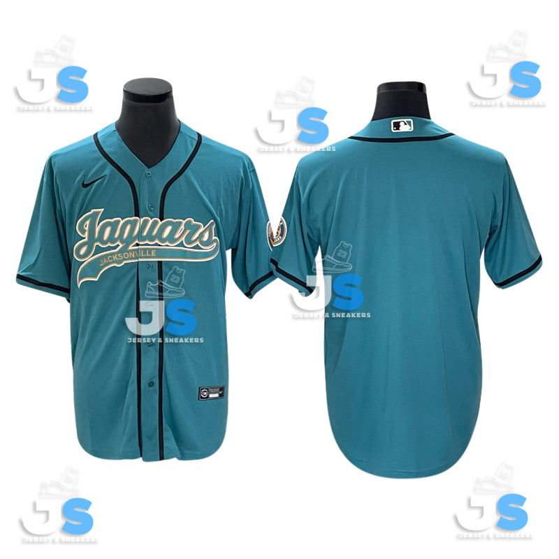 Custom Jacksonville Jaguars Baseball Jersey