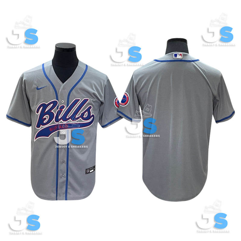 Custom Buffalo Bills Baseball Jersey