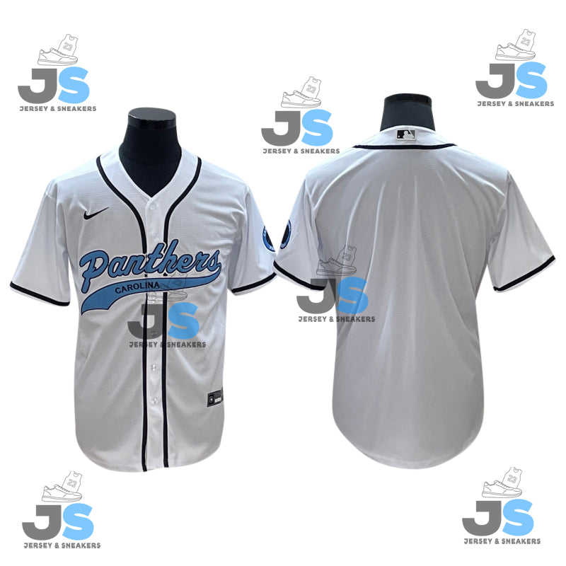 Custom Carolina Panthers Baseball Jersey