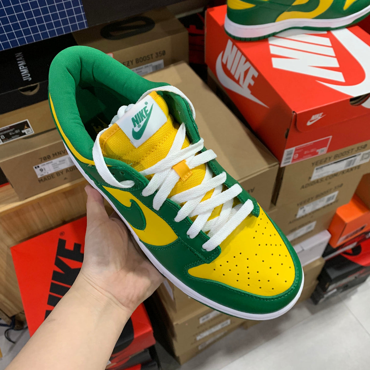 Nike Dunk Low "Brazil" - Jersey and Sneakers