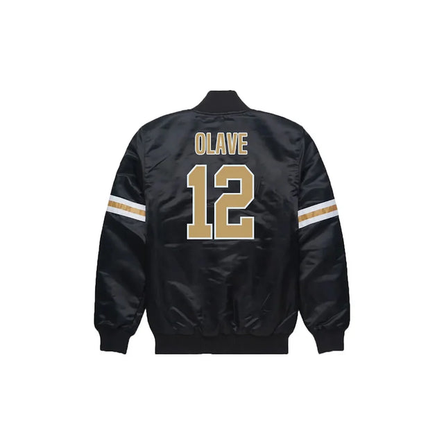 Chris Olave New Orleans Saints Satin Bomber Jacket - Jersey and Sneakers