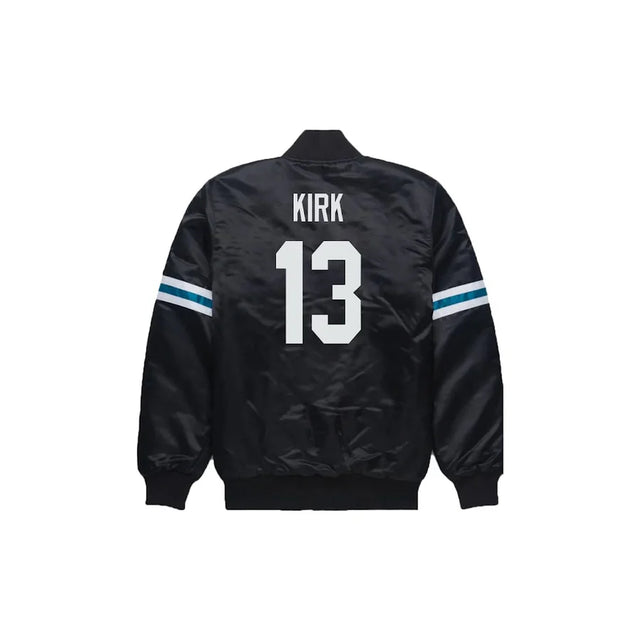 Christian Kirk Jacksonville Jaguars Satin Bomber Jacket - Jersey and Sneakers