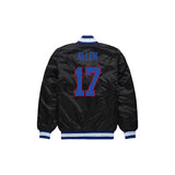 Josh Allen Buffalo Bills Satin Bomber Jacket - Jersey and Sneakers