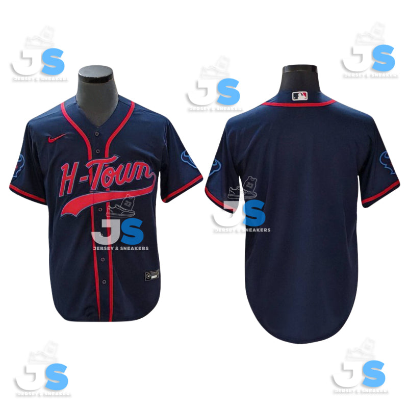 Custom Houston Texans Baseball Jersey