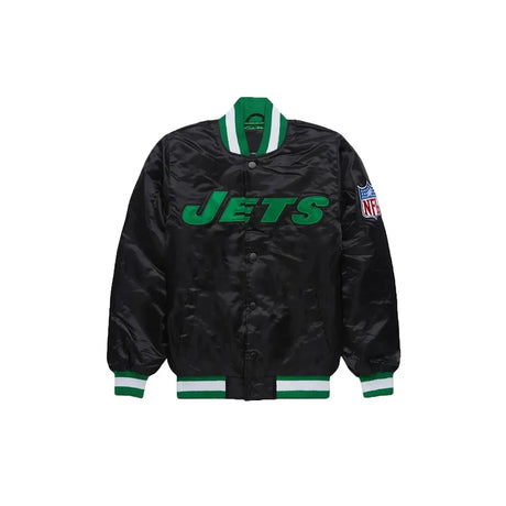 Custom New York Jets Satin Bomber Jacket - Jersey and Sneakers