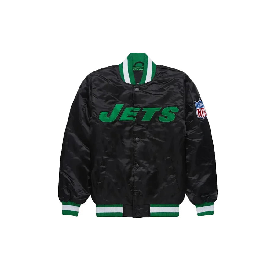 New York Jets Satin Bomber Jacket - Jersey and Sneakers