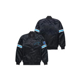 Carolina Panthers Satin Bomber Jacket - Jersey and Sneakers